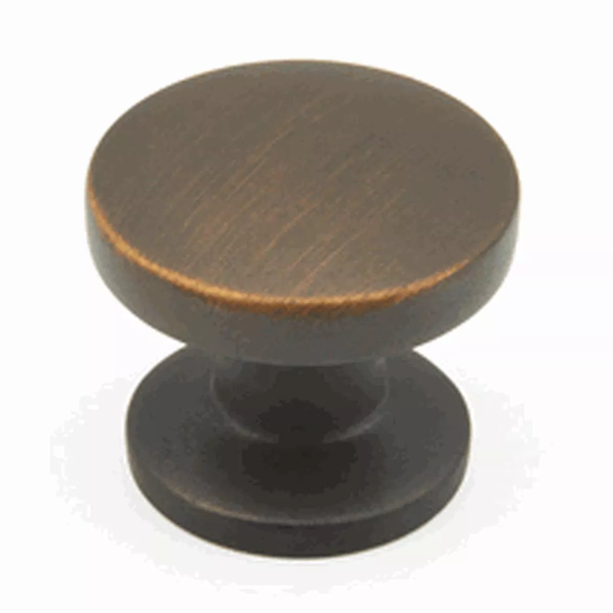 1 3/8 Inch Northport Round Cabinet Knob (Ancient Bronze Finish)