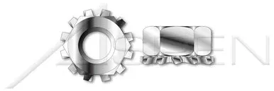 #10-24 K Lock Keps Nuts, Stainless Steel