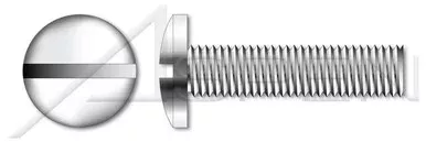 #10-24 X 1-3/4″ Machine Screws, Binding Head Slot Drive, Full Thread, Stainless Steel