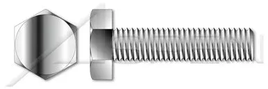 #10-24 X 2″ Machine Screws, Hex Head, Stainless Steel