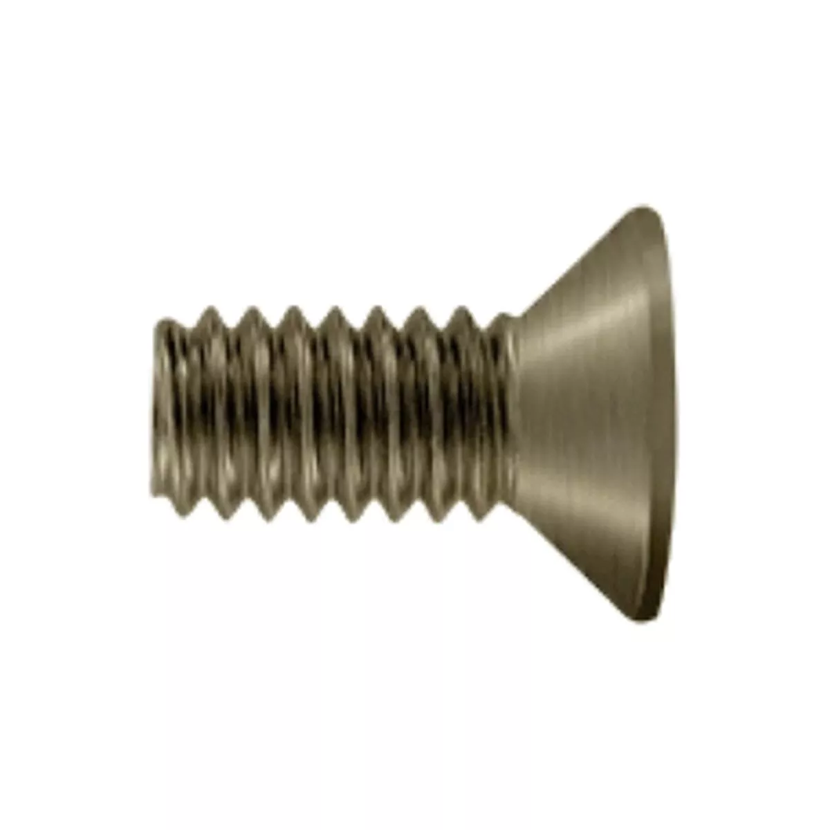 #12 x 1/2 Inch Solid Brass Machine Screw (Antique Brass Finish)