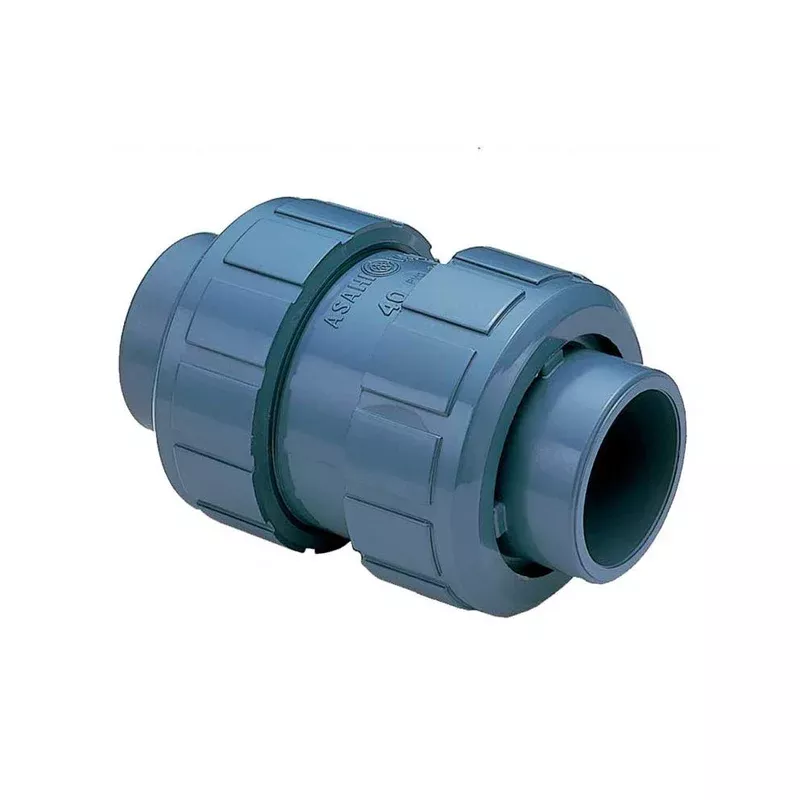 1219010 – 1″ True Union In-line Ball Check Valve – CPVC, Socket/Threaded, FKM Seal