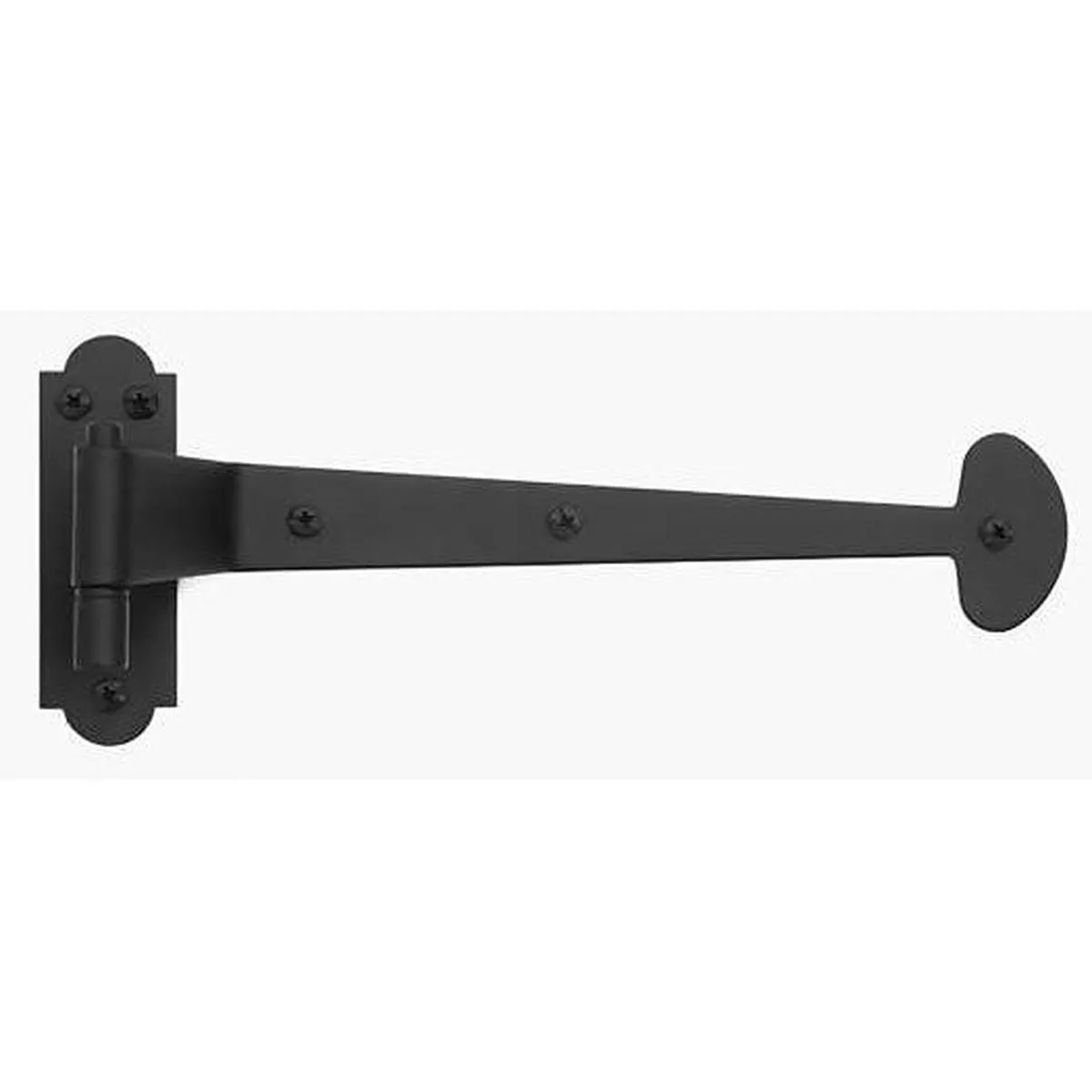13 3/8 Inch Bean Style Strap Shutter Hinge (Offset Mount)