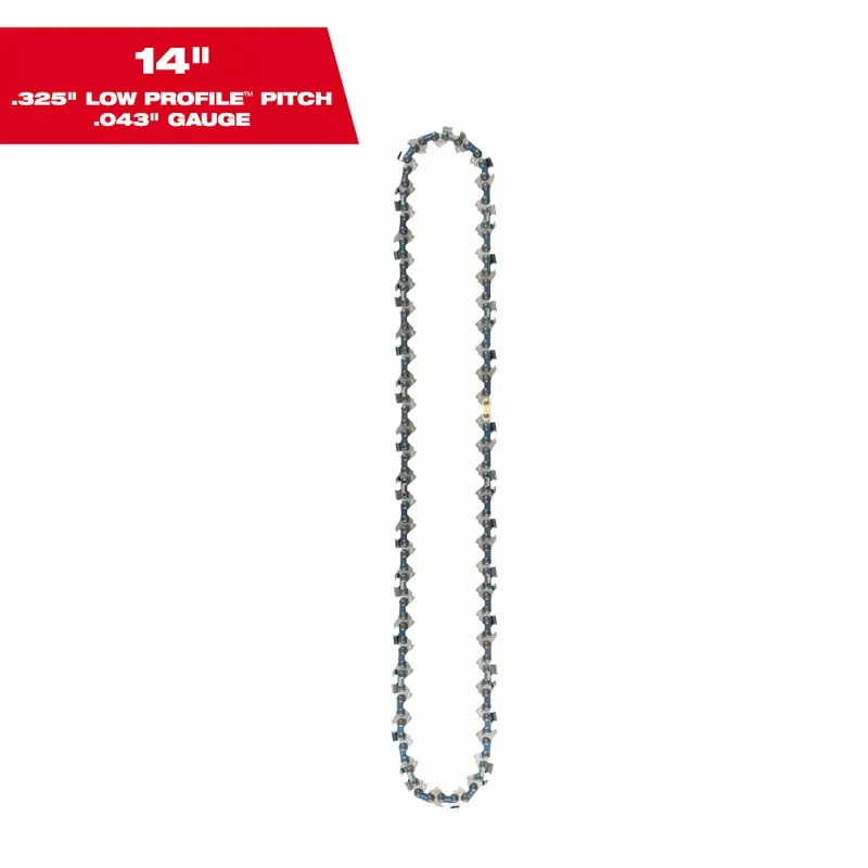 14″ .325″ LOW PROFILE™ Pitch, .043″ Gauge Saw Chain