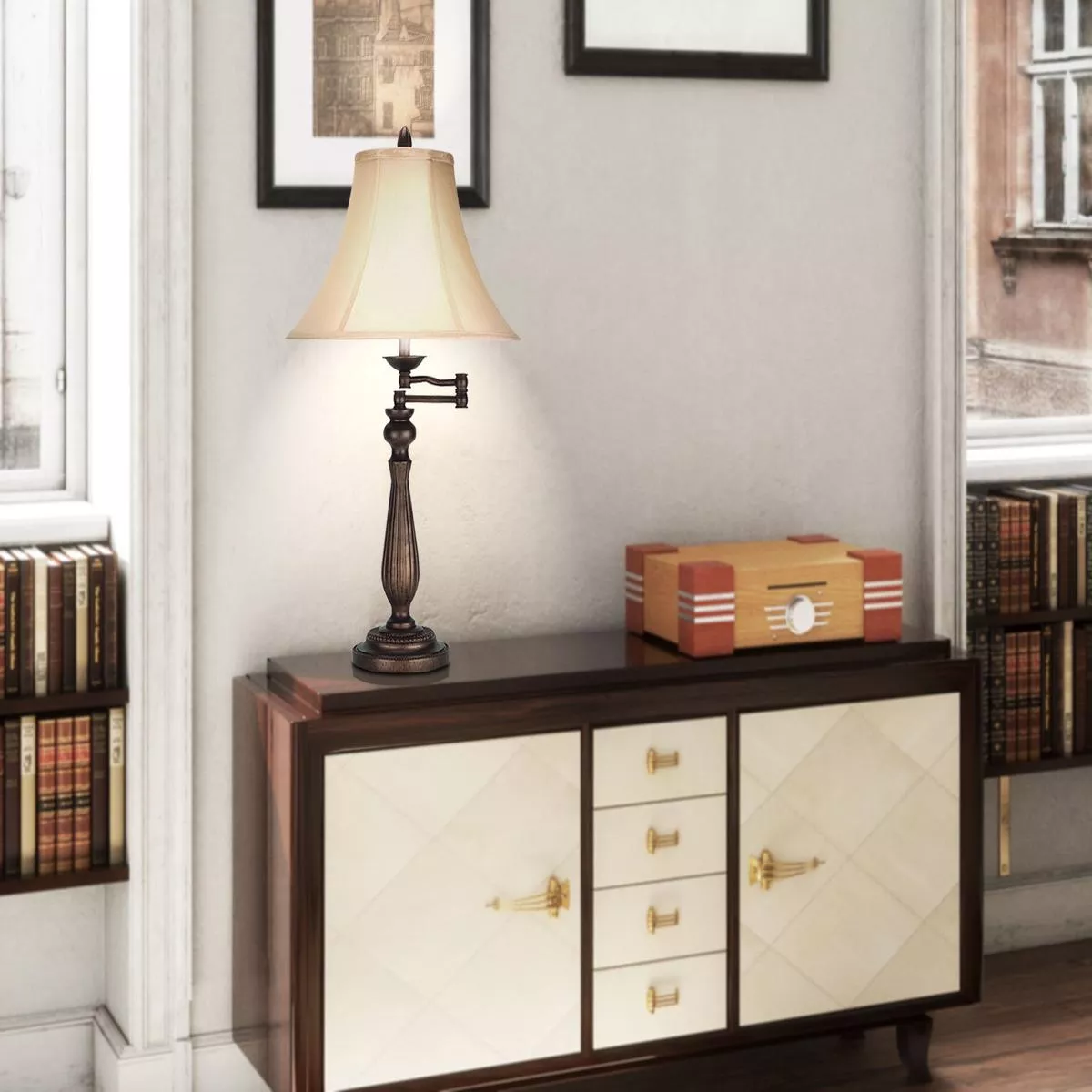 150W 3 WAY SWING ARM TABLE LAMP
