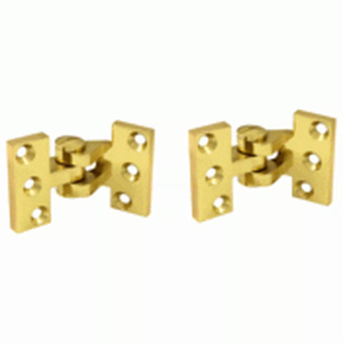 2 1/2 x 3 3/4 Inch Solid Brass Intermediate Pivot Hinge (PVD Finish)