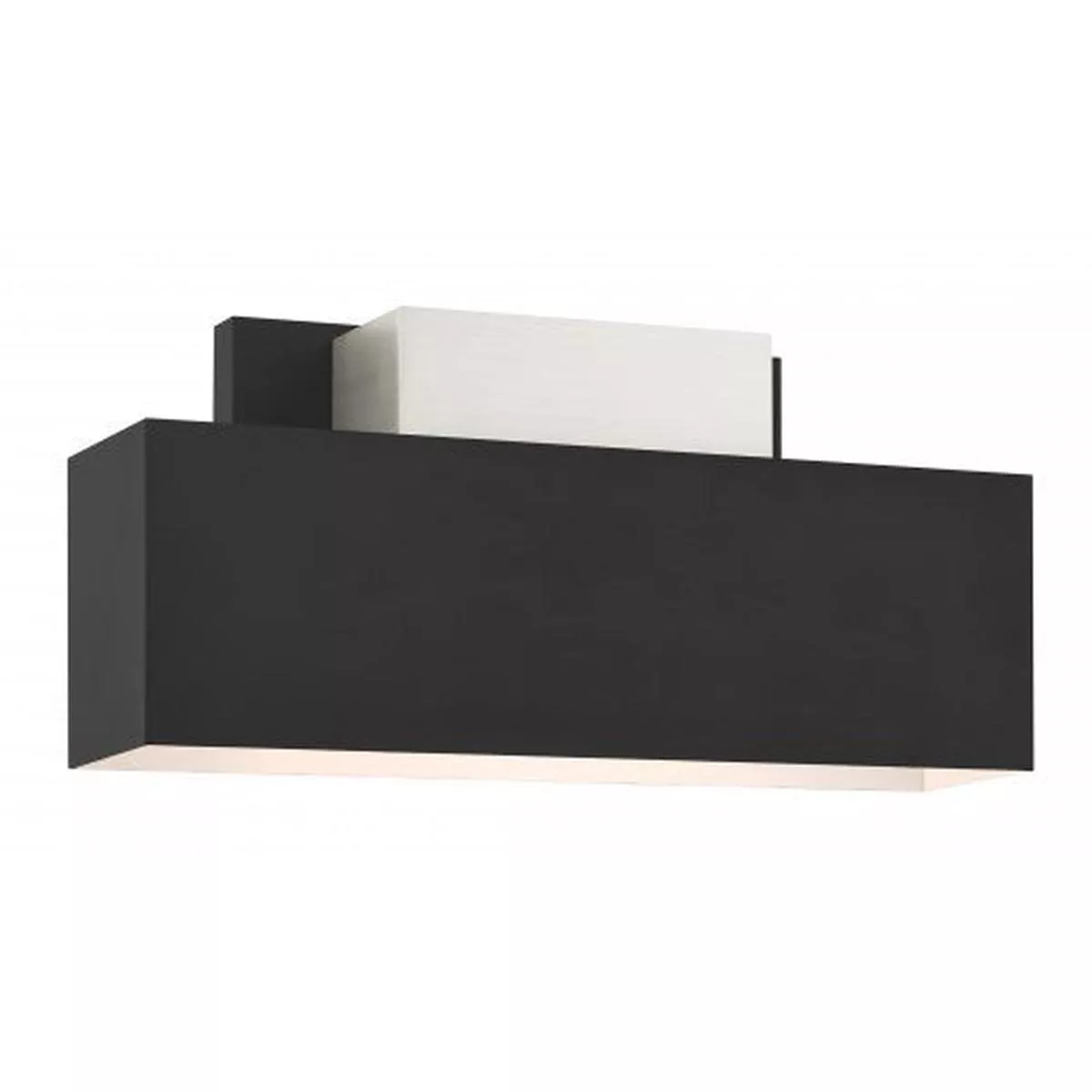 2 Light Black Outdoor ADA Wall Sconce