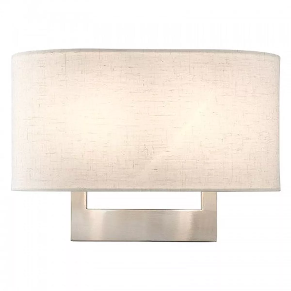 2 Light Brushed Nickel Medium ADA Sconce