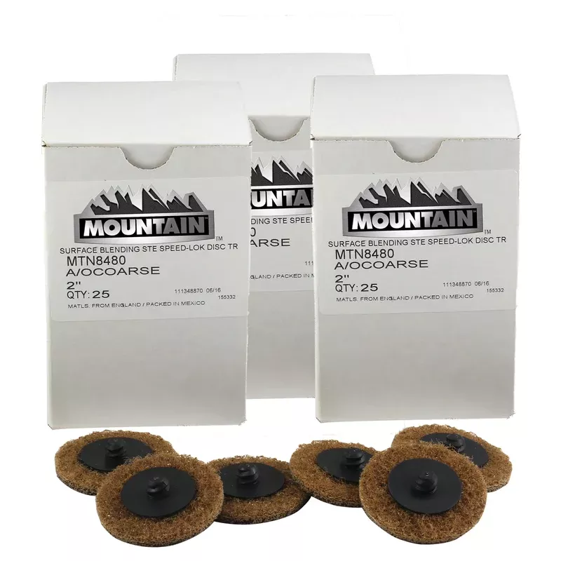 3-PACK of 2″ Twist and Lock Style Surface Prep Disc – 25/box