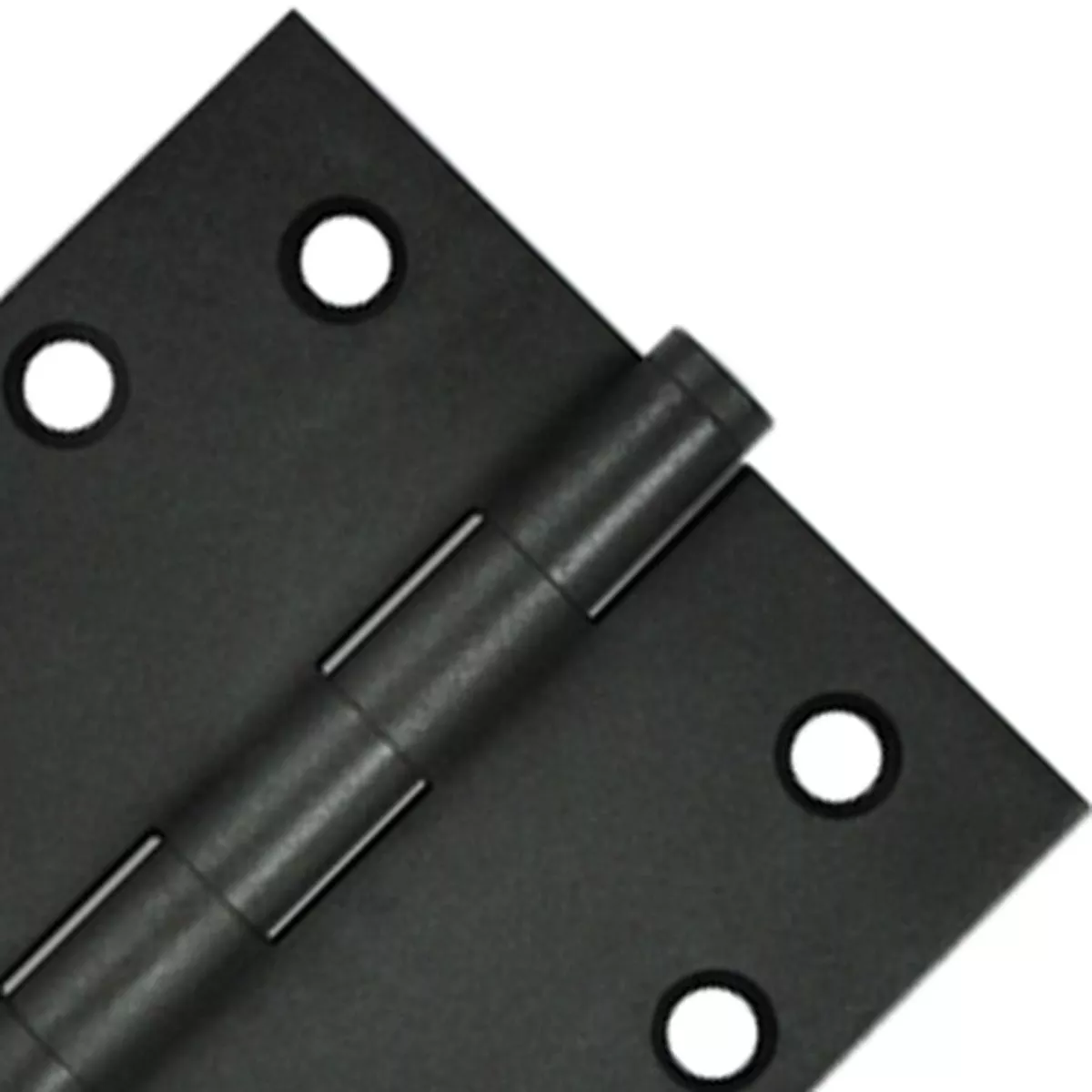 4 X 4 Inch Solid Brass Hinge Interchangeable Finials (Square Corner, Bronze Dark Finish)