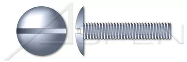 5/16″-18 X 1″ Machine Screws, Truss Slot Drive, Full Thread, Steel, Zinc Plated