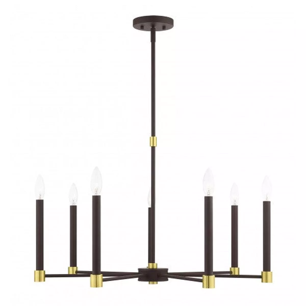 7 Light Bronze Chandelier