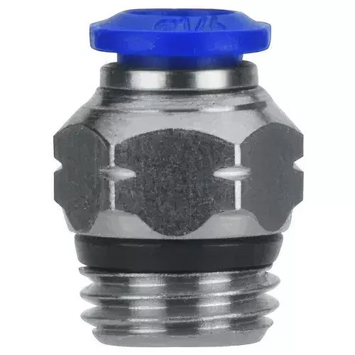 AIGNEP 87000-06-08, 3/8 in. Push-To-Connect Straight Fitting Tube x 1/2 in. Straight Male Universal Thread – Pack of 10