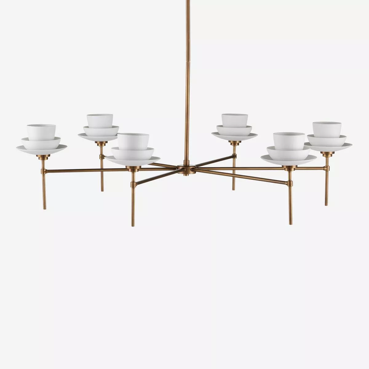 Alouette Chandelier – Antique Brass | 40″Dia