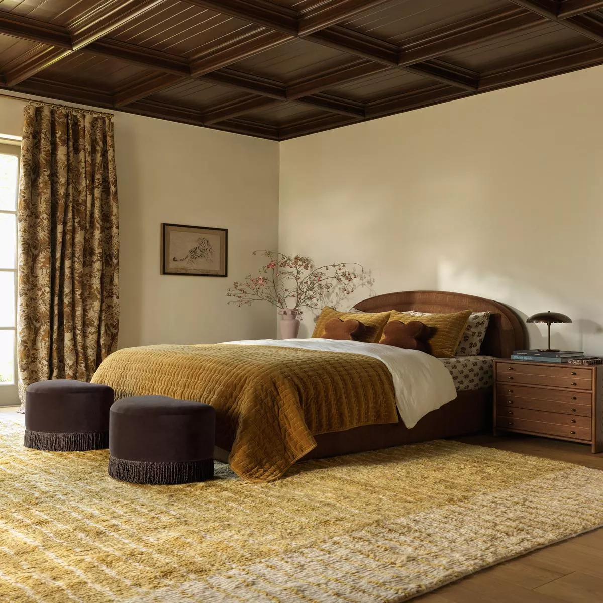 Anderson Velvet Quilt – Oat | Full/Queen