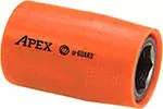 Apex UG-SM-SF-12MM23 Standard 6-Point u-Guard Drive Impact Socket, Metric, Magnetic, 3/8” Square Drive