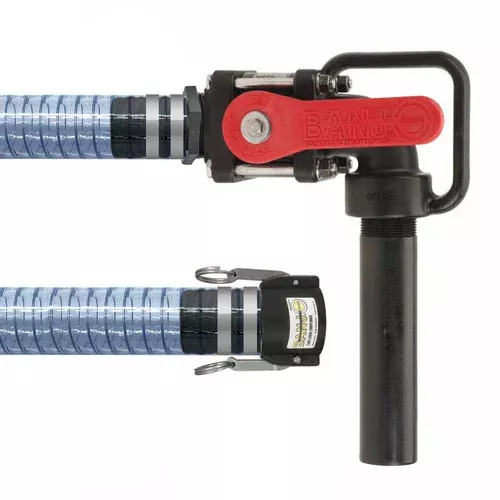 BadgerFlex Poly Spring 1 1/2 in. PVC DEF Hose w/ Part C Female Couplers x Nozzle