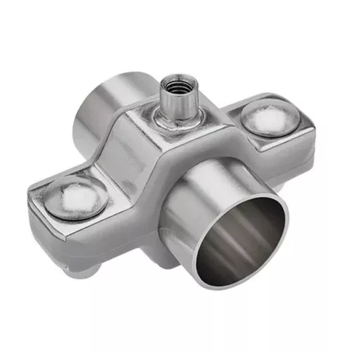 Campbell Fittings PHTCM-100P-304SAN Process Hex Threaded Coupling Mount w/ Acorn Nut – 1 in. Pipe