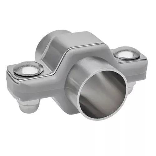Campbell Fittings PHWM-200T-304SLN Process Hex Weld Mount w/ Lock Nut – 2 in. Tube