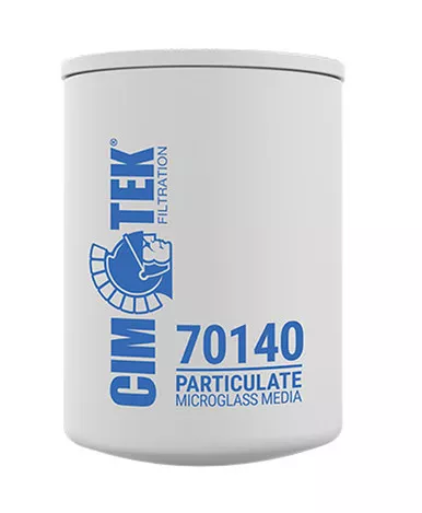 Cim-Tek 70140 20 Series Hydraulic Filter, Microglass Media, 10 Micron, 22 GPM, 3 3/4" X 5 3/8"