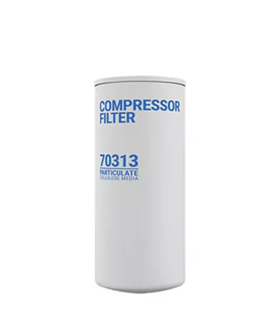 Cim-Tek 70313 Spin-On Compressor Filter, Cellulose Media, 20-25# Bypass, 22 Gpm, 33 Micron, 1''-12 Unf Thread, 3-3/4'' X 8-3/4'' (Not For Use With Aviation Applications)