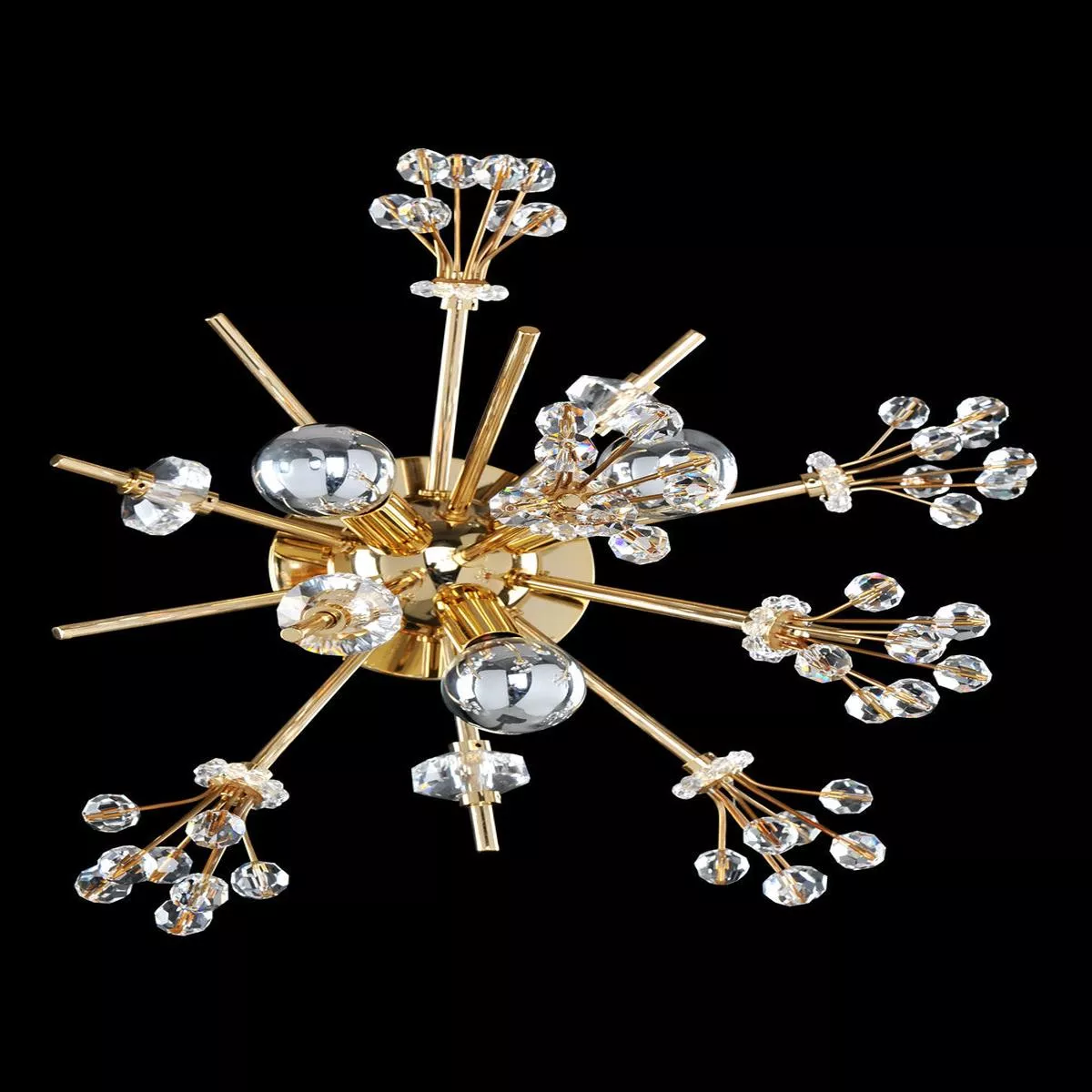 Constellation 3 Light Wall Bracket – Flush Mount 18K Gold – Default Title
