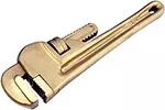 CS Unitec EX502-10A Non-Sparking / Non-Magnetic American Type Pipe Wrench, Aluminum Bronze
