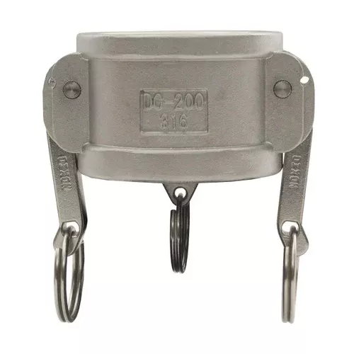 Dixon G150-DC-SS 1 1/2 in. Global Cam & Groove Type DC Dust Cap