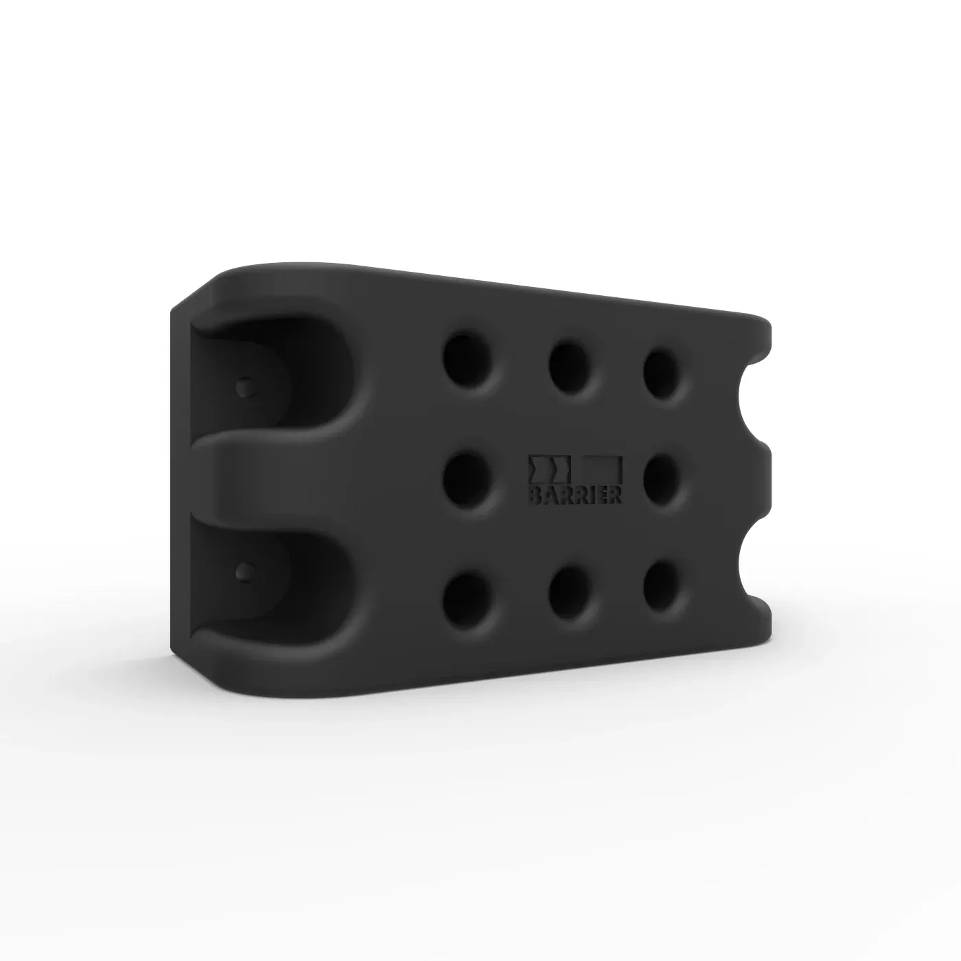 Dock-Safe-Q Panel Receiver – Moulded Rubber Black