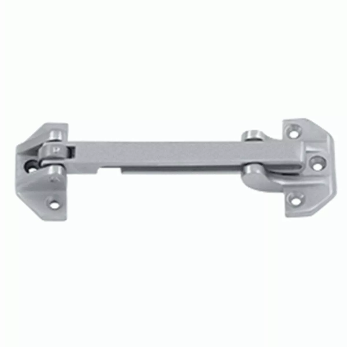 Door Guards, Security, Solid Brass 6 3/4″ Door Guard (Brushed Chrome Finish)