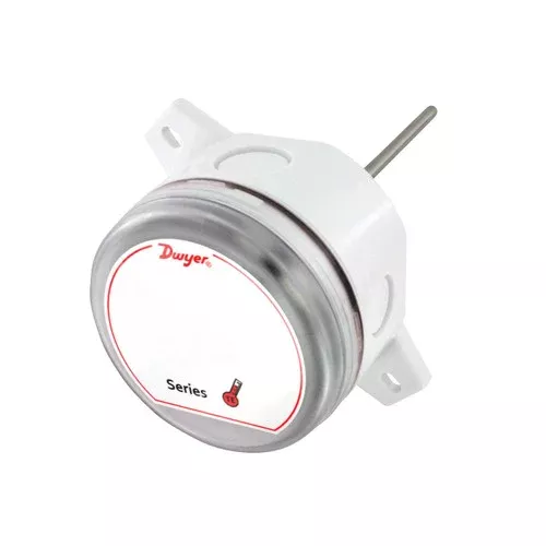 Dwyer Series TE Duct and Immersion Building Automation Temperature Sensor, 10K Ohm Type III Thermistor