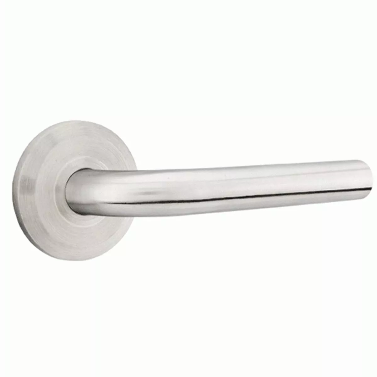 Emtek Stainless Steel Kiel Lever With Disk Rosette – Privacy (Bed/Bath) | Right Handed