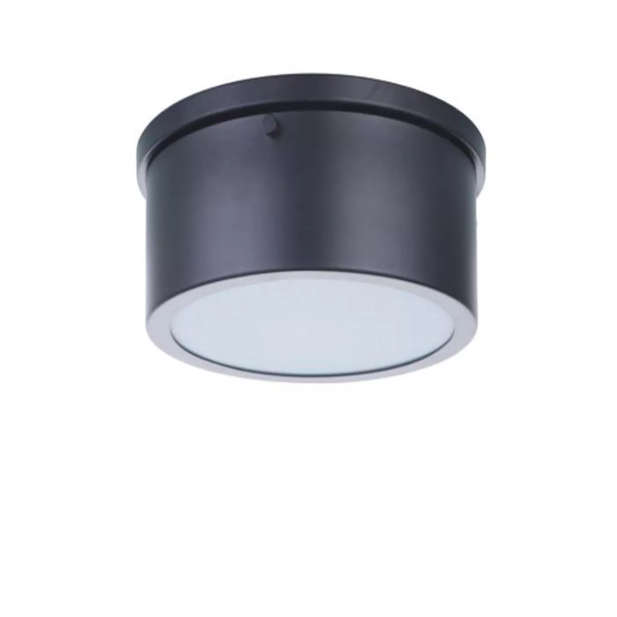 Fenn 1 Light 9″ LED Flushmount in Flat Black