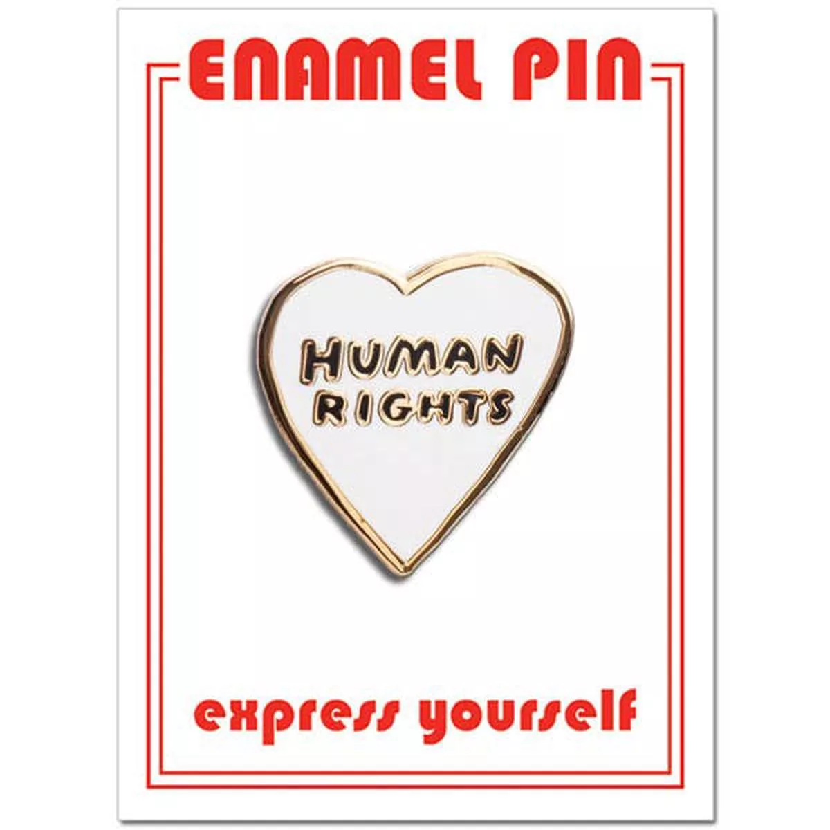THE FOUND – Human Rights Heart Pin