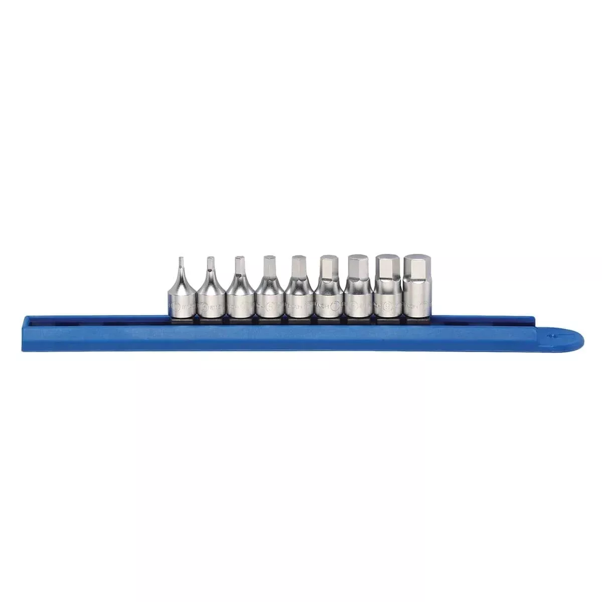 GearWrench 81160 9-Piece 1/4 In. Drive Metric Stubby Hex Bit Set