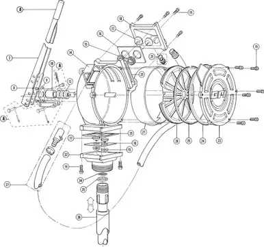 GPI 114021-1 Piston Assembly for HP-100 Fuel Transfer Pumps