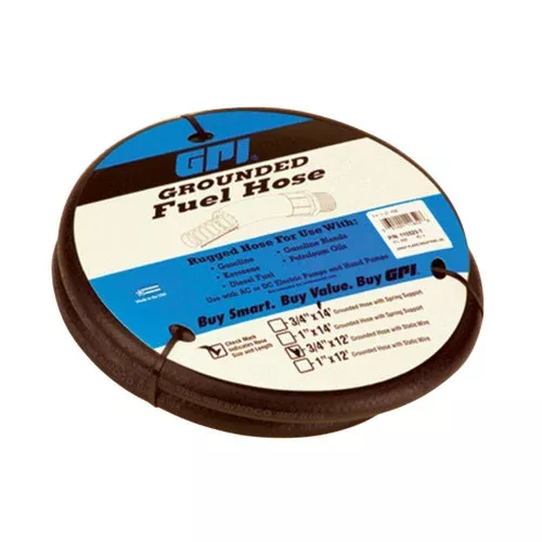 GPI 136157-501 3/4 in. NPT Replacement Fuel Hose – 5/8 in. x 10 ft.