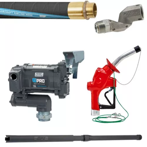 GPI GPRO 20 GPM 115V Aviation Fuel Transfer Pump Package