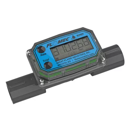 GPI TM Series 1/2 in. FNPT Electronic Water Flow Meter w/ LCD Display