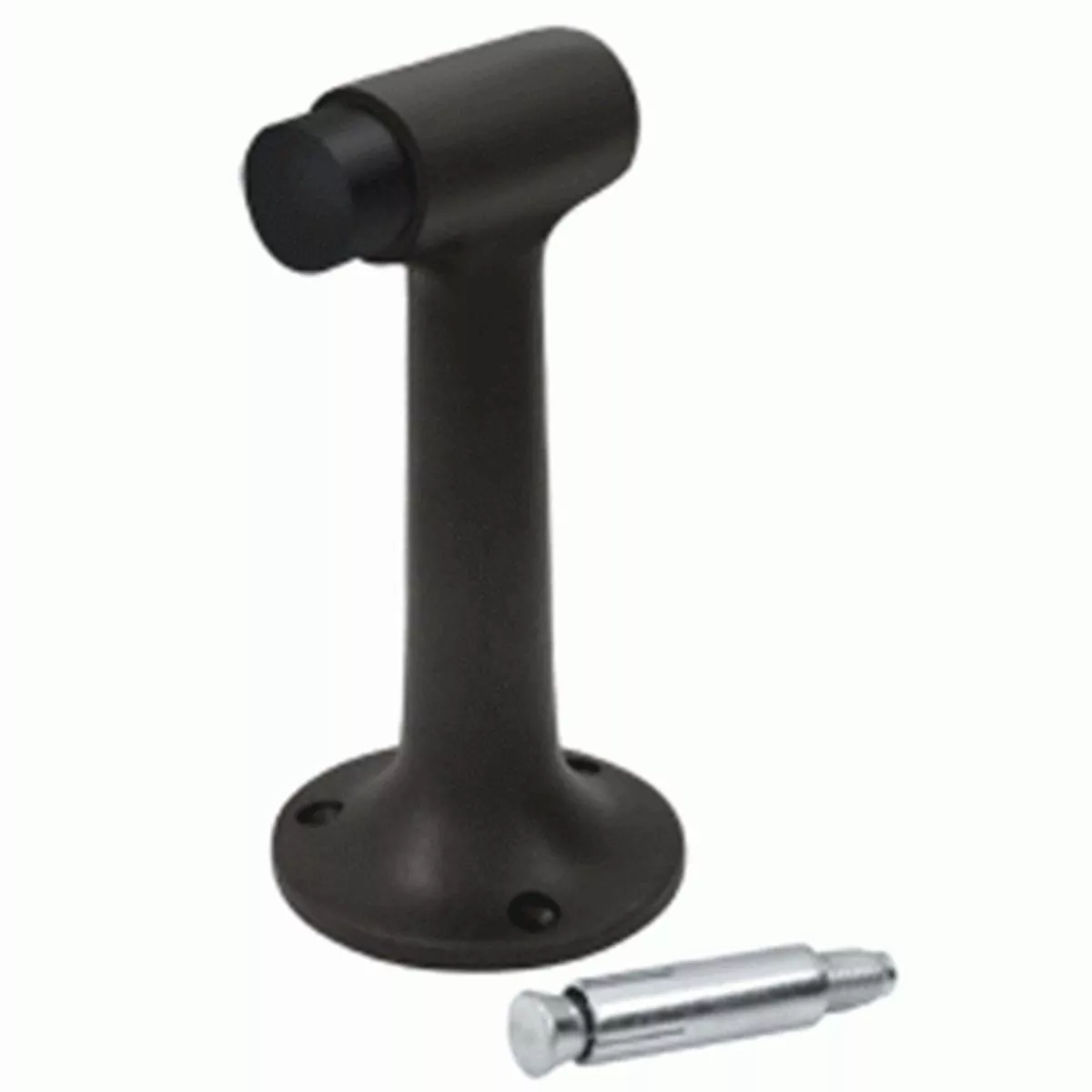 High Profile Floor Mounted Bumper Door Stop (Oil Rubbed Bronze Finish)