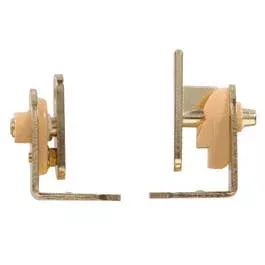 Hillman Brass Plated Cafe Door Hinge