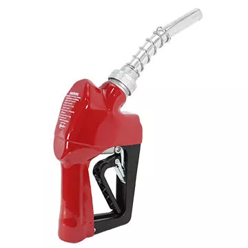 Husky 159407 3/4'' Inlet NPT X Automatic Shut-Off Light Duty Diesel Nozzle w/o Hold Open Clip & w/ Polymer Handguard & Full Grip Guard