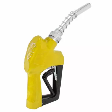 Husky 159408-05 X Series Unleaded Nozzle, 3/4'' Inlet NPT, Conventional, Automatic Shut-Off, With Full Grip Guard, Without Hold Open Clip, Yellow