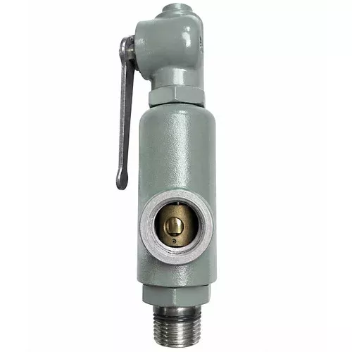 Kunkle 0264P-E01-MM0200 Carbon Steel Pressure Relief Valve Metal Seats 200 PSI w/ Lift Lever