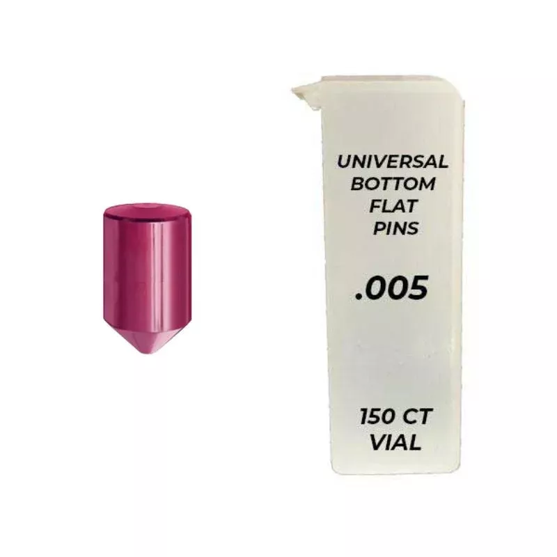 LAB B5-210 V1 .210 Universal Bottom Pins, .005 System, 150/Vial