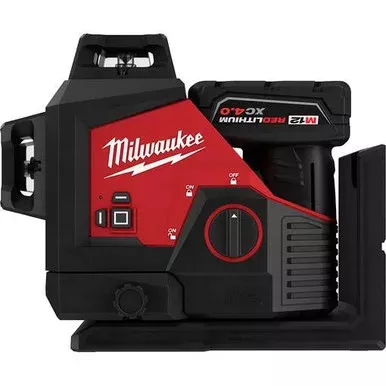 Milwaukee 3632-21 M12 Green 360 3-Plane Laser Kit
