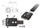 NPJ518JD Single Wing Miniature Nut Plate Drill Jig (SWM)