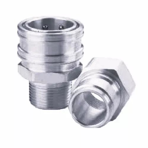 PCI ST Stainless Steel Non-Valved Couplings – Coupler (Male Threads)