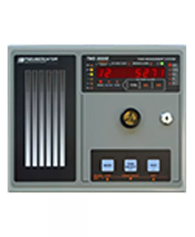 Pneumercator TMS3000E-36-000-100-2 TMS3000E Series Automatic Tank Gauge, NEMA 12 Panel Mount Enclosure, 10-50 VDC, Base Console w/ Impact Printer