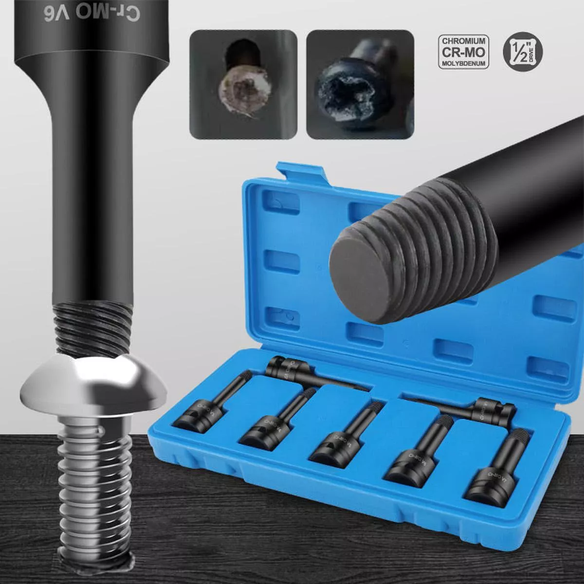 [Professional grade]Damaged Screw Extractor Set50% OFF
